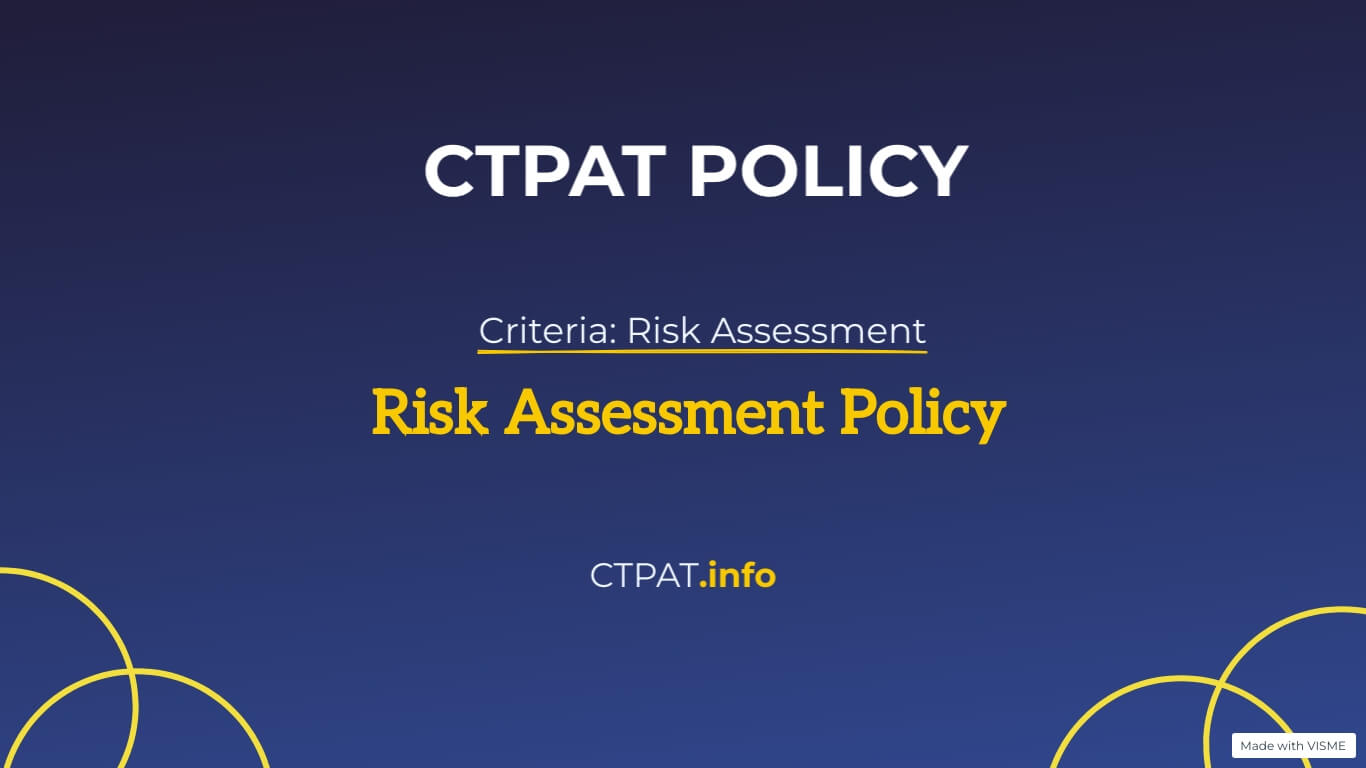 risk assessment policy