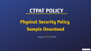 Physical Security Policy Sample Download